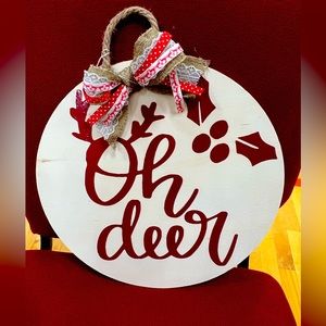 Holiday, decor, sign